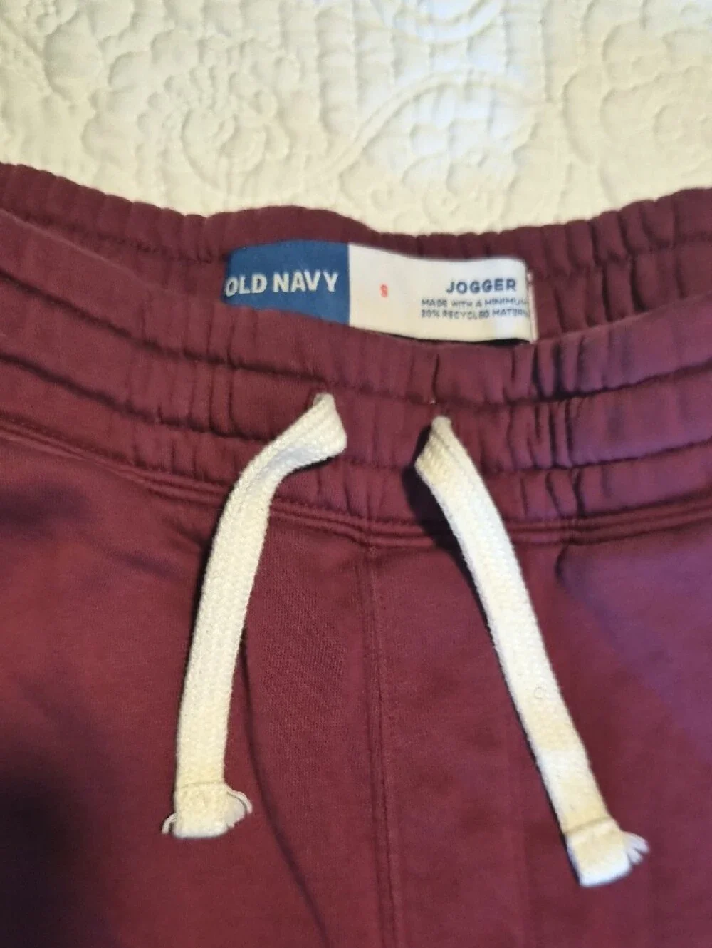 Old Navy Maroon Zip Hoodie & Joggers Set